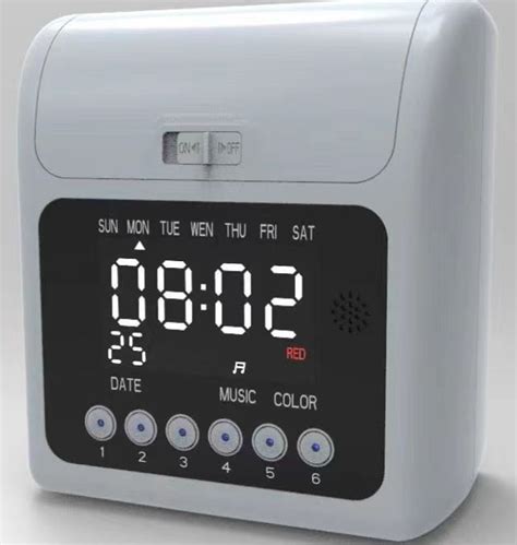 Electronic Employee Time Clock Recorder Bundy Clock .